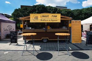 The food truck  at Lángos - Fank in Budapest