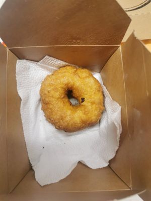 Vegan donut at Lángos - Fank in Budapest