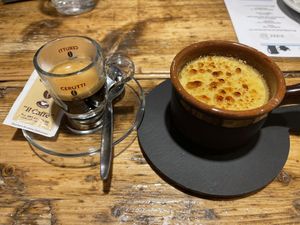 Espresso and Mandurlee at Aquafaba in Mendrisio