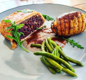 Beetroot Wellington  at Aquafaba in Mendrisio