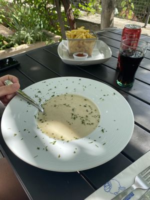 Veggie soup  at Tramontana in Cres