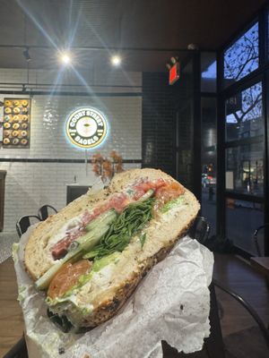   at Court Street Bagels in Brooklyn