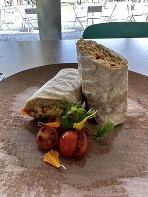 Tofu wrap   at Thalatheen  in Doha