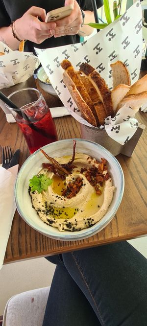 The Exotic Hummus Bowl at Thalatheen  in Doha