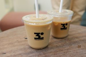 ice latte at Thalatheen  in Doha