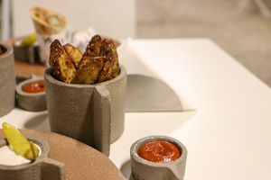 potato wedges at Thalatheen  in Doha