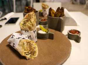 shawarma at Thalatheen  in Doha