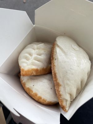 Mushroom bao  at Dumpling House in Cambridge