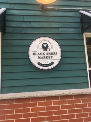 Shop logo at Black Sheep Market in Cambridge