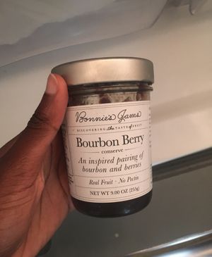 Wide range of fresh jams for purchase at Black Sheep Market in Cambridge