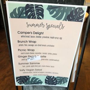 Summer food specials  at Little Bean Coffee Company in Antioch