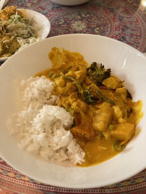 Vegetable curry  at Zloty Osiol in Katowice