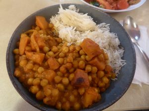 Chickpeas stew at Zloty Osiol in Katowice