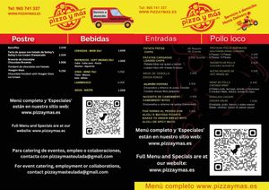  at Pizza y Más in Teulada