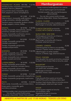 Page 4 at Pizza y Más in Teulada