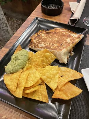 Quesadilla vegana  at Granja el Melindro in Cardedeu
