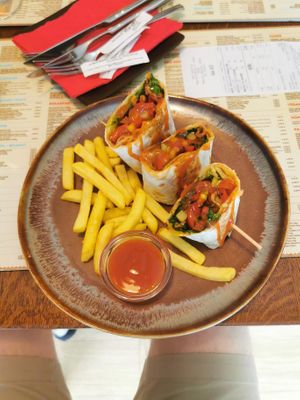 vegetable tortilla at Pekara in Niksic