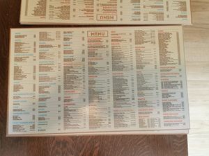 menu at Pekara in Niksic