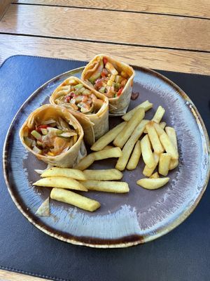 vegetable tortillas (6.5€)  at Pekara in Niksic