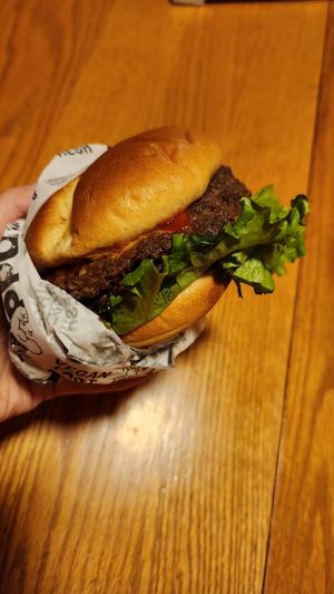 Proposterous Burger (with a different patty because they ran out) at Odd Burger in London