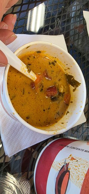 Yummy soup (can't remember which this was) at Health Hutt in Norton Shores