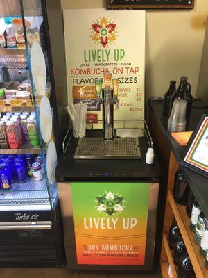Kombucha on Tap! Yahoo! at Health Hutt in Norton Shores