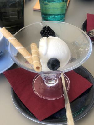 Lemon sorbet   at Hotel Blü in Bad Hofgastein