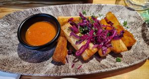 Fried yuka at Sangria in Galway