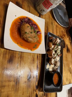 Patatas bravas and Dobladas  at Sangria in Galway