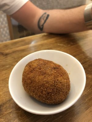 suppli classico vegano   at A GoGò Pizzabar in Mallorca