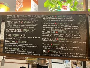 Menu  at A GoGò Pizzabar in Mallorca