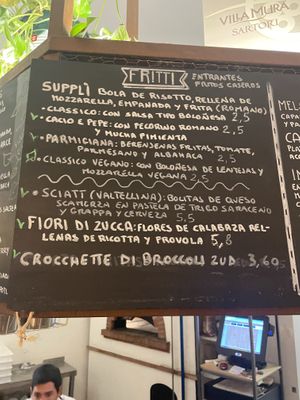 Menu  at A GoGò Pizzabar in Mallorca