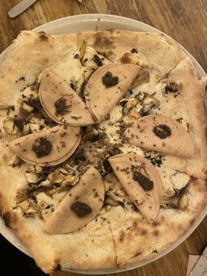 Vegan mortadela  at A GoGò Pizzabar in Mallorca