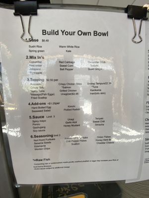 Build your bowl  at EatJoy in Mansfield