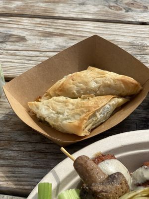 Spanakopita   at Theano Vegan Greek & Mediterranean in Austin