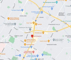 5610 N IH-35, Austin TX 78751 at Theano Vegan Greek & Mediterranean in Austin