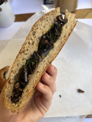 mushroom panini  at ΜΟΝΟ in Thessaloniki