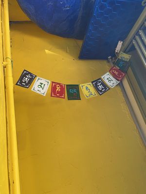 Cute deco at MOMO Moment 饃饃餃子 in Hong Kong Island