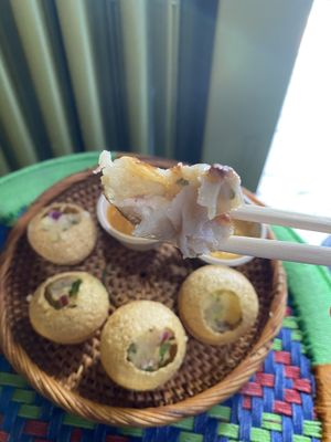 Potato filling at MOMO Moment 饃饃餃子 in Hong Kong Island