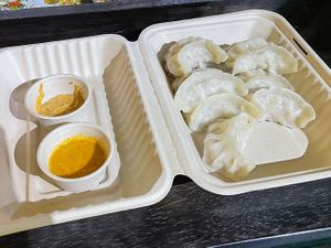 薯仔素菜饃饃餃子（煮） at MOMO Moment 饃饃餃子 in Hong Kong Island
