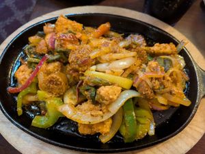 Fajitas at El Sarape in Shelton