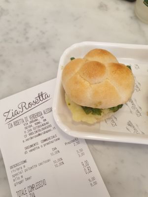 Mini riviera €2.50 at Zia Rosetta in Rome