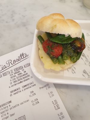 Mini riviera €2.50 at Zia Rosetta in Rome