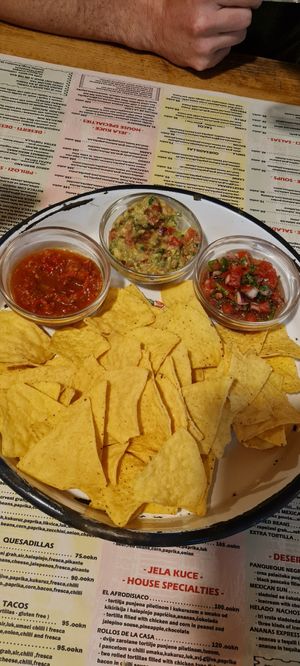 She swapped the sour cream for homemade Guacamole which was unbelievable! at Chihuahua in Dubrovnik