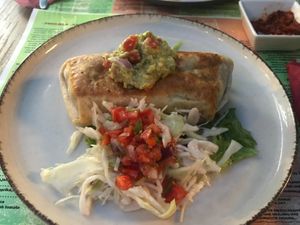 Vegan enchilada at Chihuahua in Dubrovnik