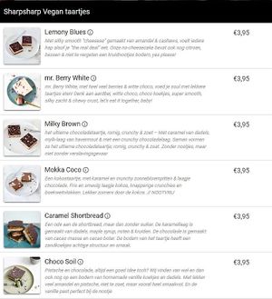 vegan options at Haai2Go in Hoorn
