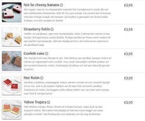 vegan options at Haai2Go in Hoorn