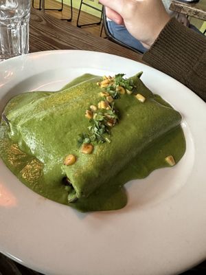 Pablano Enchiladas  at Koko's in Pacific Beach