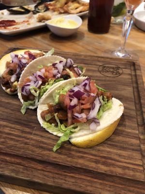 Tacos  at Rocxi Beach in Langebaan