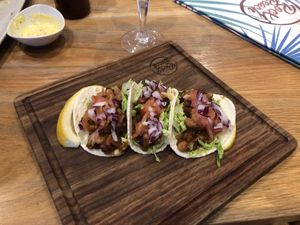 Tacos  at Rocxi Beach in Langebaan